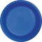Party Central Round Disposable Party Banquet Dinner Plates - 10" - Cobalt Blue - Club Pack of 240